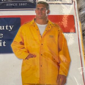 Yellow Heavy-Duty Rain Suit